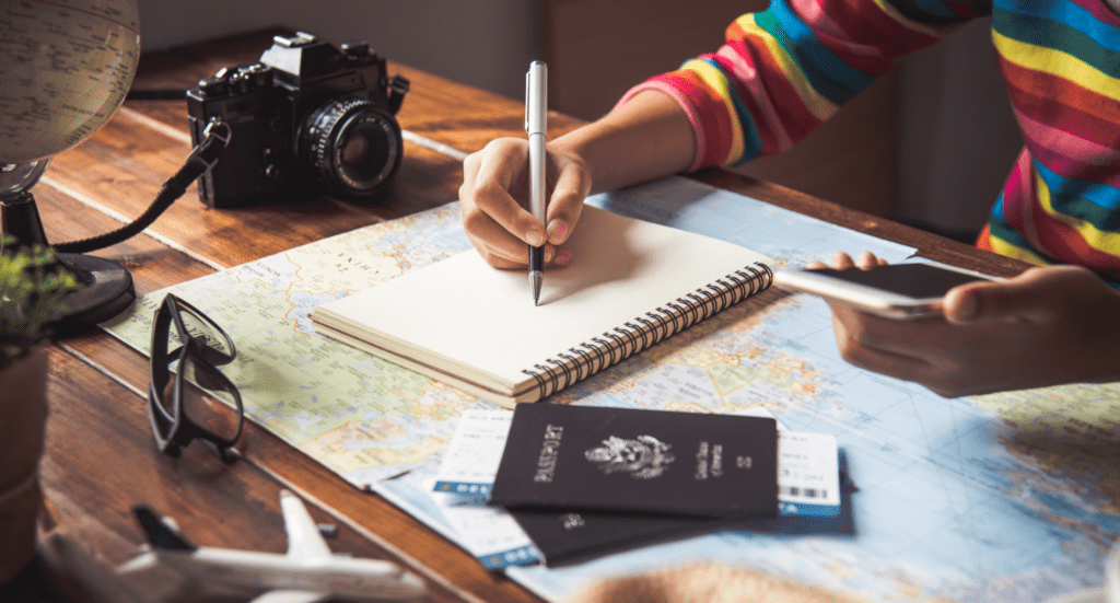 Traveler Planning for a Trip
