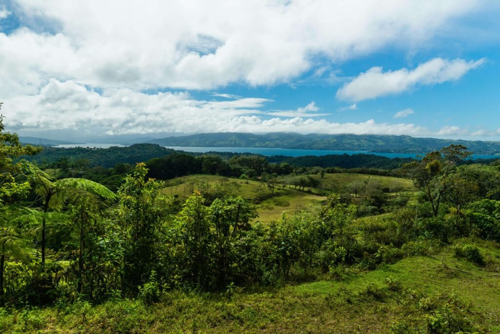 rolling hills costa rica northern lowlands scaled Rio Celeste